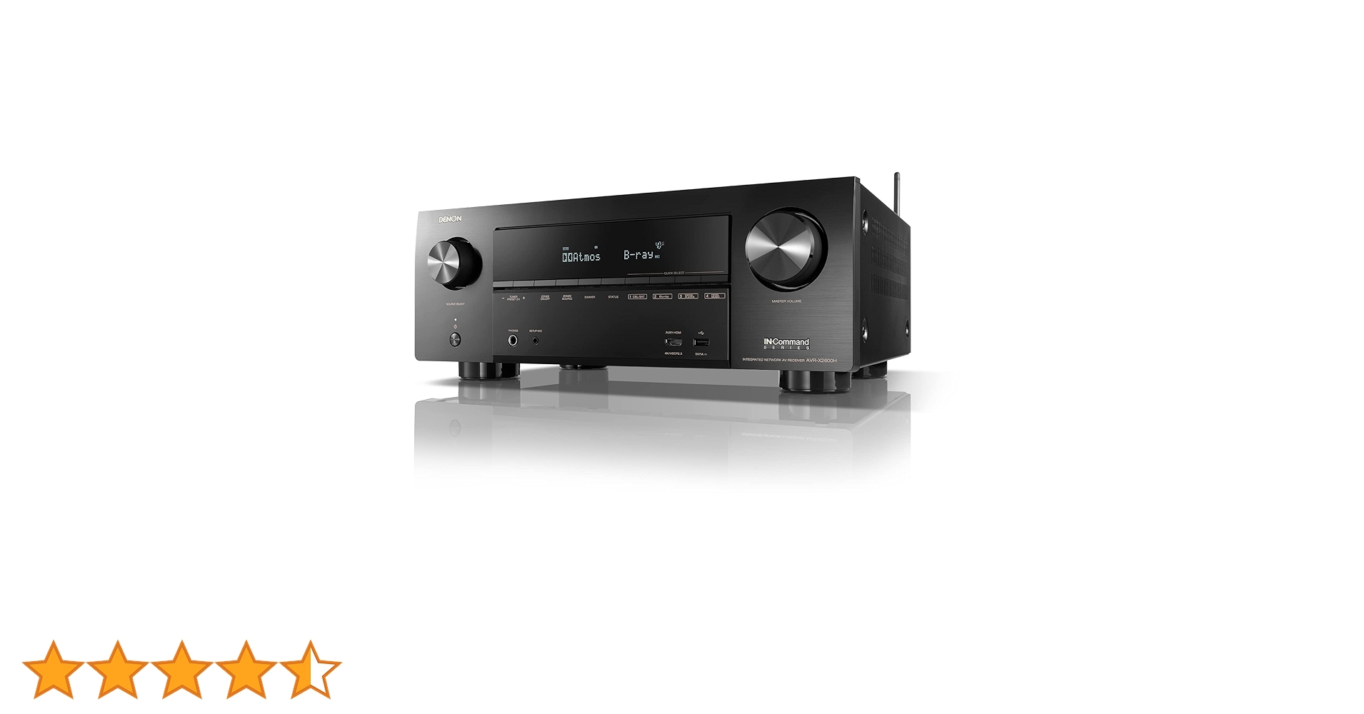 Denon AVR-X2600H 4K UHD AV Receiver | 2019 Model | 7.2